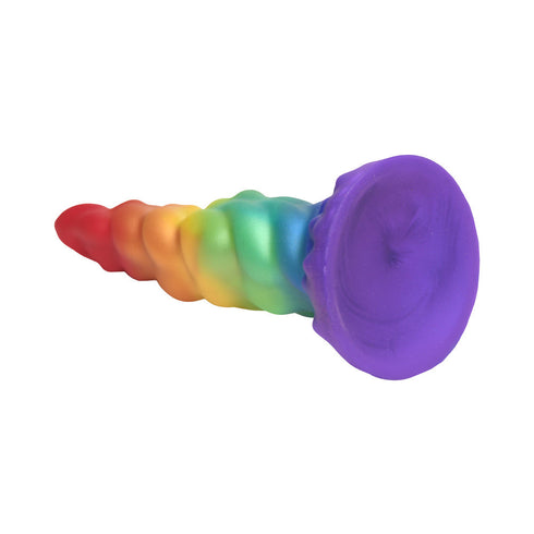 Creature Cocks Rainbow Horn Silicone Dildo (view 6)
