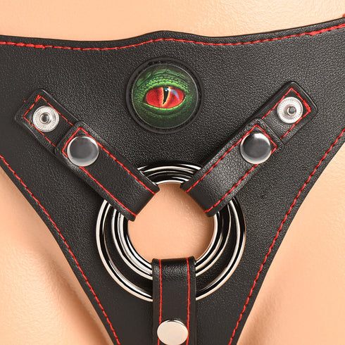 Creature Cocks Horny Devil Strap-On Harness Red (view 7)