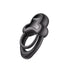 Honey Play Box Anello App-Controlled Vibrating Double Cock Ring with Clitoral Stimulator Black