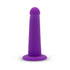Together Tilt 6.5 in. Silicone Dildo and Harness Set Purple
