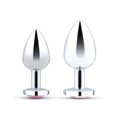 b-Vibe Jewel Metal Training Plug Set