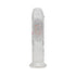 RealRock Wireless Rechargeable Remote Control LED Vibrating 6 in. Dildo Clear