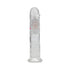 RealRock Wireless Rechargeable Remote Control LED Vibrating 7 in. Dildo Clear