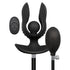 Atomic Vibrating Inflatable Plug Black
