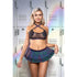 Fantasy Lingerie Play Ready, Let's Glow! 5-Piece Costume Set L/XL (view 3)