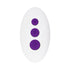 Evolved The Rider Rechargeable Double Vibrator Silicone Purple