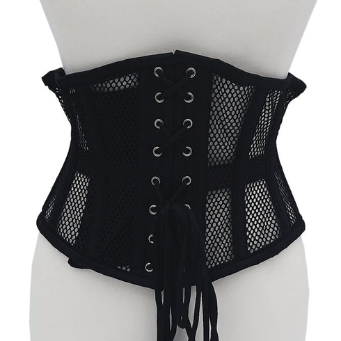 Rouge Mesh Corset Black 3XL/4XL (view 2)