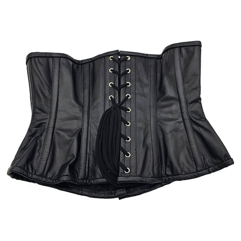 Rouge Leather Corset Black 3XL/4XL (view 4)