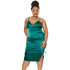 Coquette Holiday Dress Green