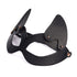 Coquette Pleasure Mask Black with Removable Ears & Adjustable Strap