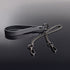 Adjustable Faux Leather with Removable Chain Leash