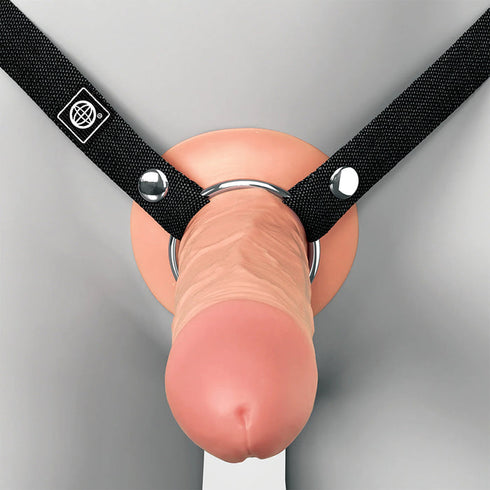 Fantasy X-Tensions Elite Silicone Hollow Strap-On Dual Density 5 in.