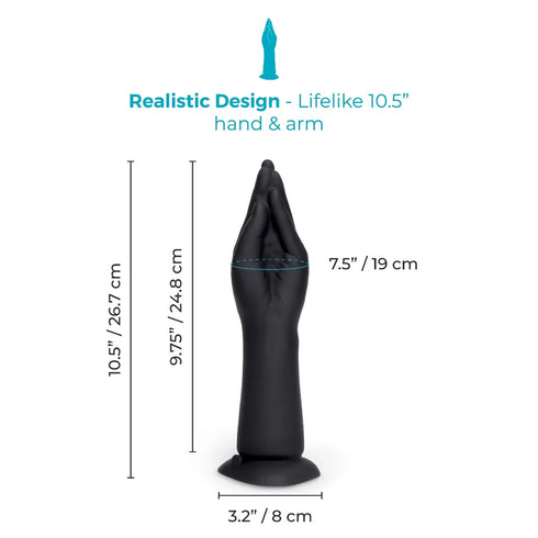 b-Vibe Vibrating Silicone Fisting Dildo
