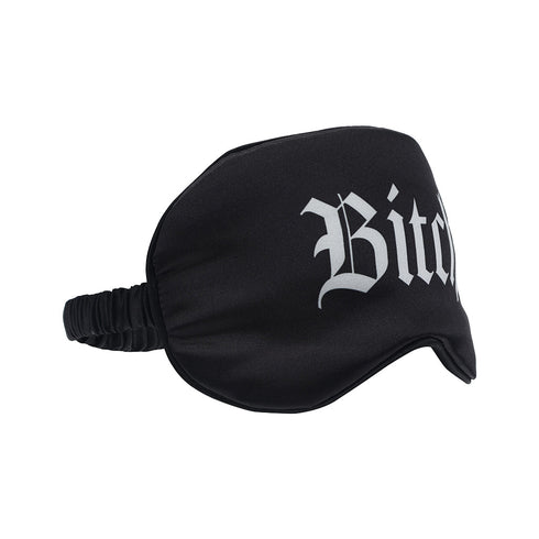 Ouch! Bitch Printed Mask Satin Black (view 2)