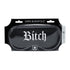 Ouch! Bitch Printed Mask Satin Black (view 3)