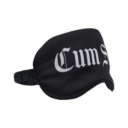 Ouch! Cum Slut Printed Mask Satin Black (view 2)