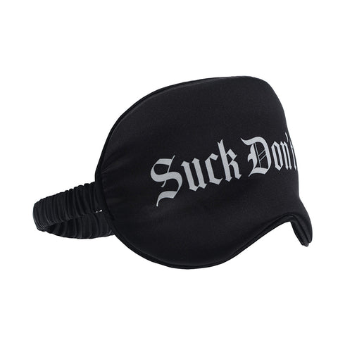 Ouch! Suck Don't Bite Printed Mask Satin Black (view 2)