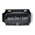 Ouch! Suck Don't Bite Printed Mask Satin Black (view 3)