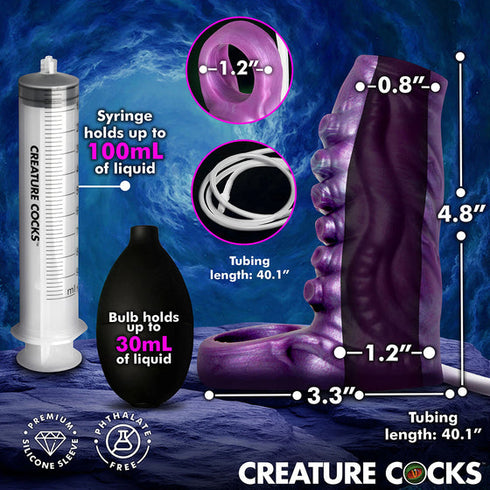 Creature Cocks Siphon Tentacle Squirting Silicone Penis Enhancer