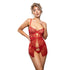 Fantasy Lingerie Radiance Ruby Babydoll with Underwire Cups, Cut-Out Back Detail & Panty