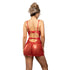 Fantasy Lingerie Radiance Ruby Babydoll with Underwire Cups, Cut-Out Back Detail & Panty