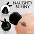 Tailz Fluffy Bunny Tail Silicone Plug Black (view 4)