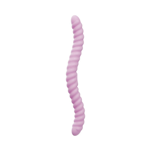 Tentra Cor Unicorn Horn Double-Ended Vibrating Dildo Pink (view 5)