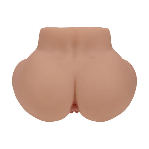 Xkin Bodyforms Lux Arden Dual Entry Vibrating Masturbator Tan