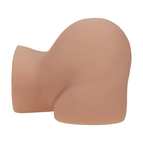 Xkin Bodyforms Lux Arden Dual Entry Vibrating Masturbator Tan