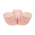 Xkin Bodyforms Vera Dawn Dual Entry Vibrating Masturbator Beige