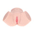 Xkin Bodyforms Bree Knox Dual Entry Vibrating Masturbator Beige
