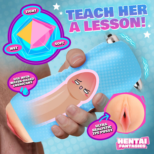 Hentai Fantasies Asuna the School Girl Vibrating Pussy Stroker (view 9)
