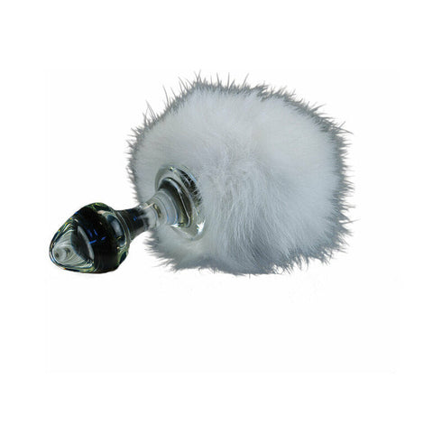 Crystal Delights Magnetic Bunny Tail Plug White (view 2)