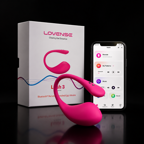 Lovense Lush 3 Bluetooth Remote-Controlled Egg Vibrator | App Enabled & Waterproof