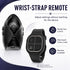 Hot Octopuss Pulse Solo Lux beside its wrist-strap remote, showing plus, minus, Turbo and power controls.