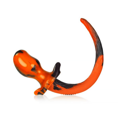 Oxballs Beagle Puppy Tail Buttplug Acid Yellow Swirl Medium (view 2)