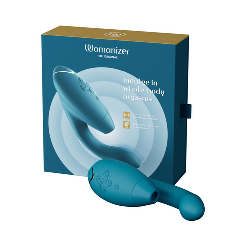 Womanizer Duo 2 Rechargeable Dual Stimulation Pleasure Air and G-Spot Vibrator