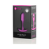 Weighted Butt Plug - Small Silicone Anal Plug for Extended Wear | b-Vibe Snug Plug