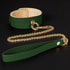 Spartacus Plush Lined PU Collar Chain Leash