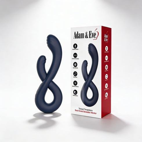 Adam & Eve Twisted Temptations Dual-Ended Bendable Vibrator