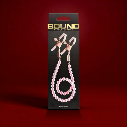 Bound Nipple Clamps DC1 Pink