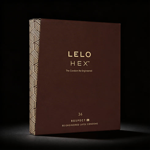 LELO HEX Respect XL Lubricated Latex Condoms 36-Pack