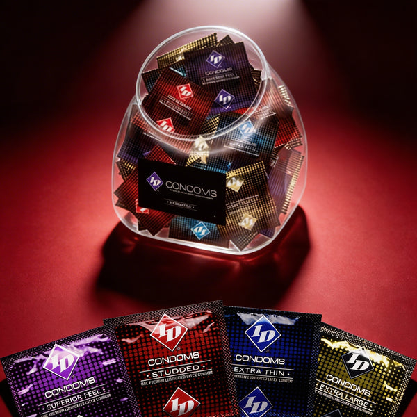 ID Assorted Condom Jar (144 condoms)
