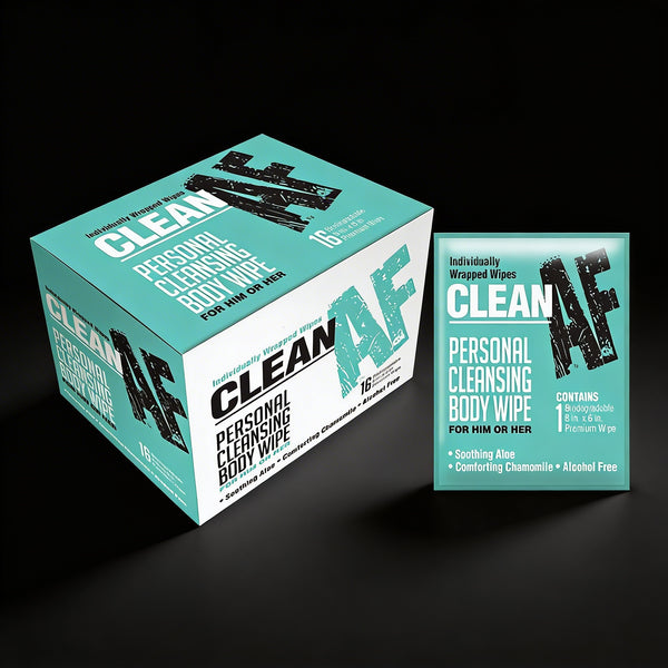 Clean AF Personal Cleansing Body Wipes