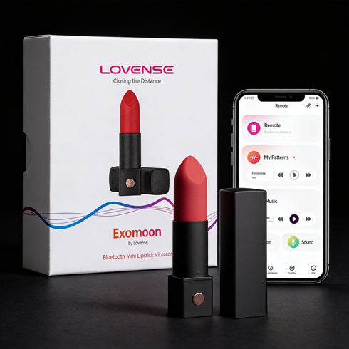 Lovense Exomoon Bluetooth Mini Lipstick Vibrator
