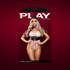 Fantasy Lingerie Play Dangerous Darling 3-Piece Costume Set