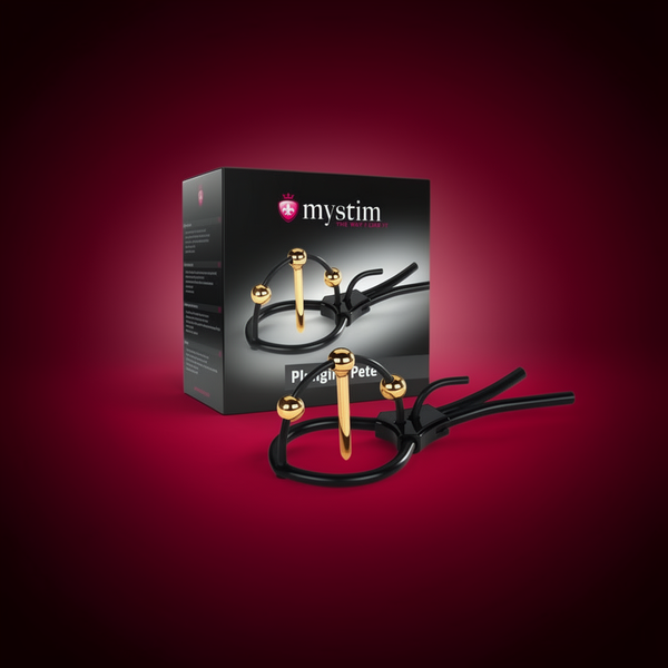 Mystim Plunging Pete Corona Glans Strap with Urethral Sound