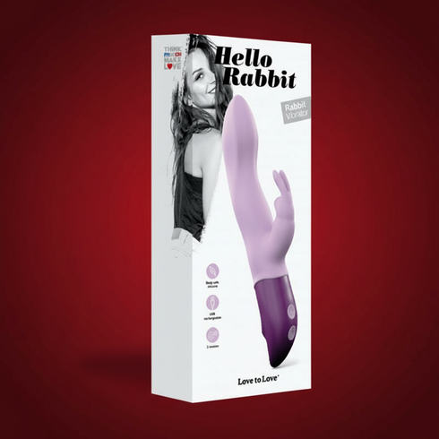 Love to Love Hello Rabbit Rechargeable Rabbit Vibrator Purple