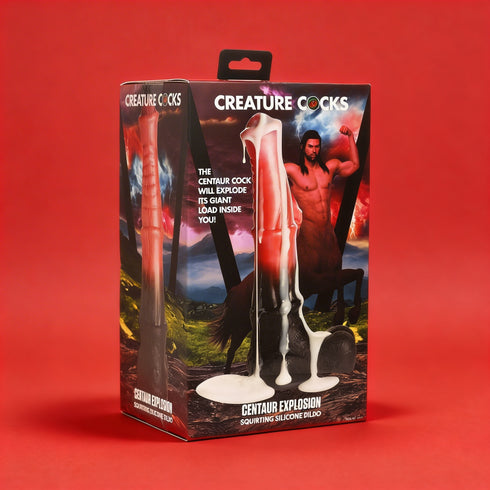 Creature Cocks Centaur Explosion Squirting Silicone Dildo