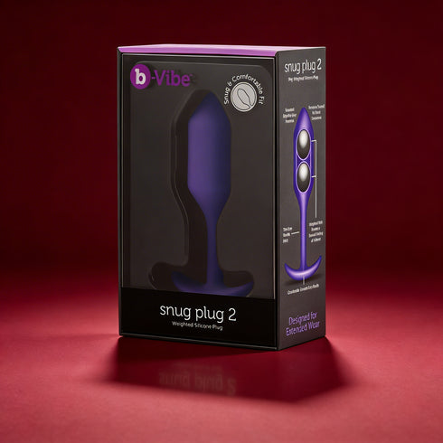 b-Vibe Snug Plug 2 Weighted Silicone Anal Plug